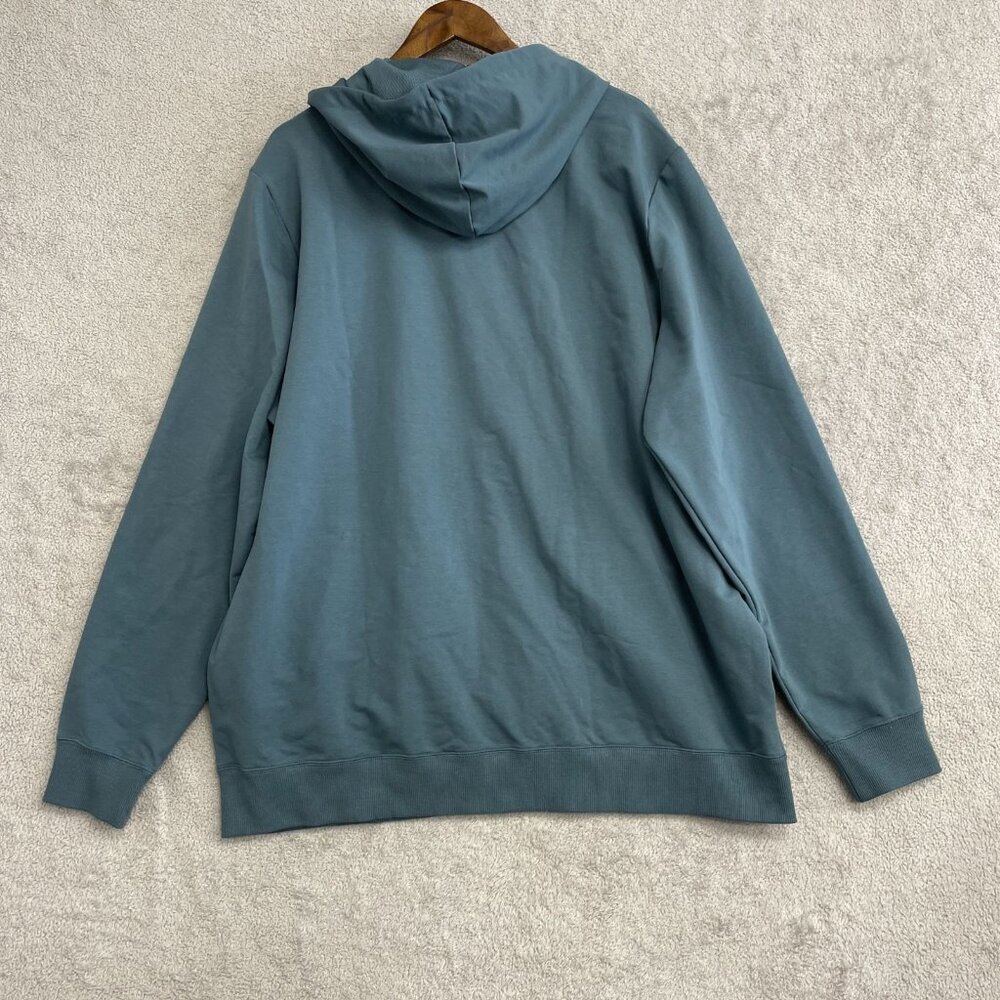 NEW Puma Men's XXL Zip-Up Hoodie Blue Cotton Blend - Picture 2 of 9